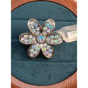 Crocs Flower Jibbitz Charm Rhinestone Bling Shoe Accessory Daisy